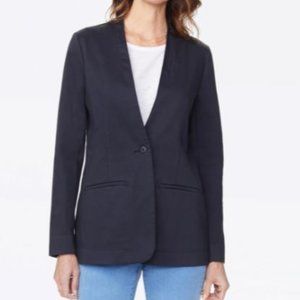 NYDJ Blazer Jacket Stretch Sateen Style #: MSPM3937 NWT
